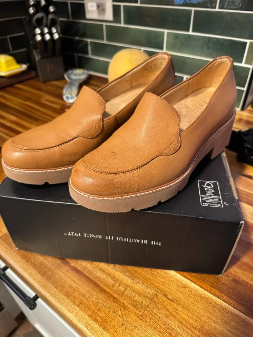 Naturalizer Cabaret Loafers in English Tea, Wide Width
